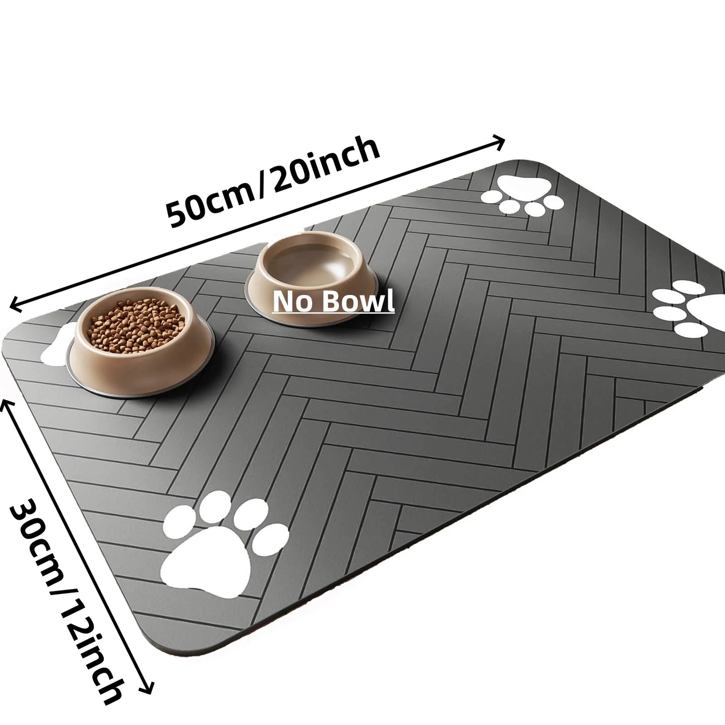 Pet Feeding Mat – Non-Slip, Waterproof, Easy-Clean Food Pad