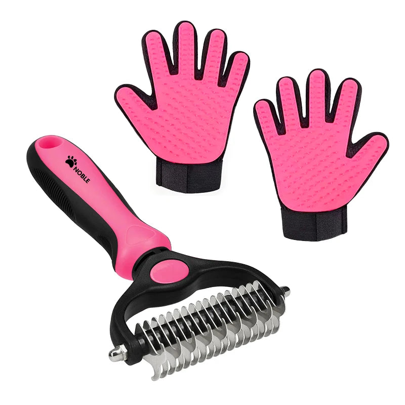 Gentle, effective grooming that keeps your pet looking fresh, reduces shedding, and strengthens your bond — all in one comfortable pair of gloves.