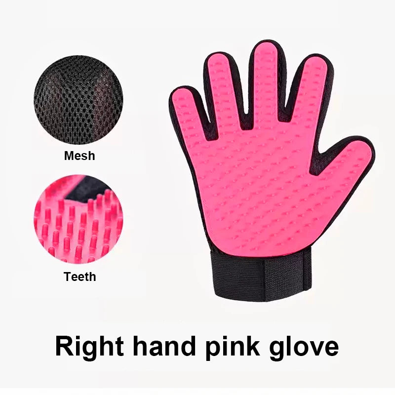Gentle, effective grooming that keeps your pet looking fresh, reduces shedding, and strengthens your bond — all in one comfortable pair of gloves.