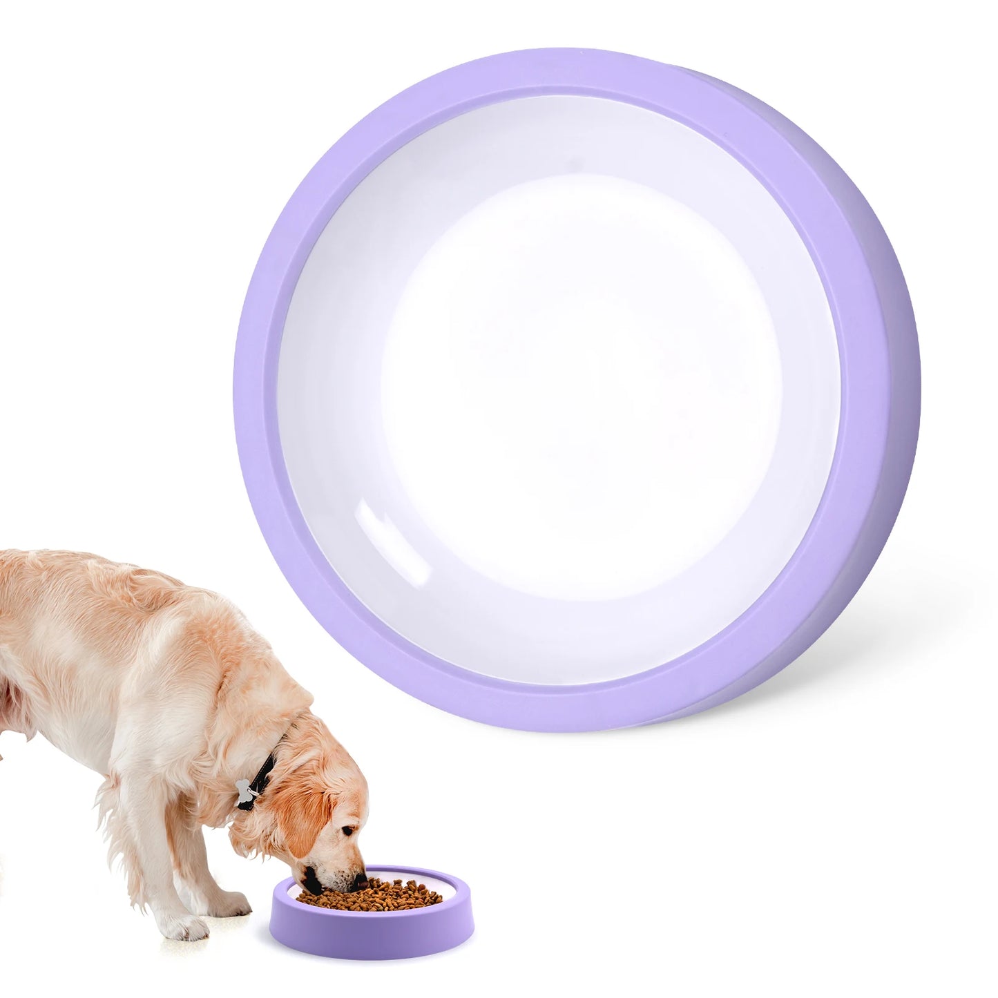 BarkLuxe™ Slow Feeder Dog Bowl – Anti-Gulping, Non-Slip Puzzle Food Dish for Dogs & Cats