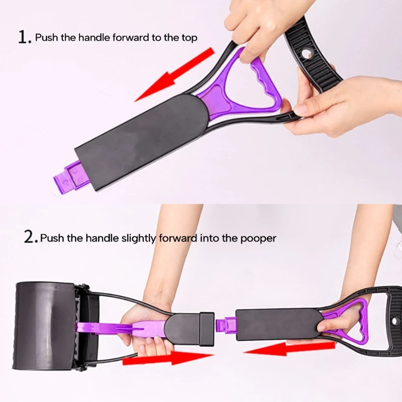 Durable Pet Poop Grabber – Hands-Free Waste Pickup Tool