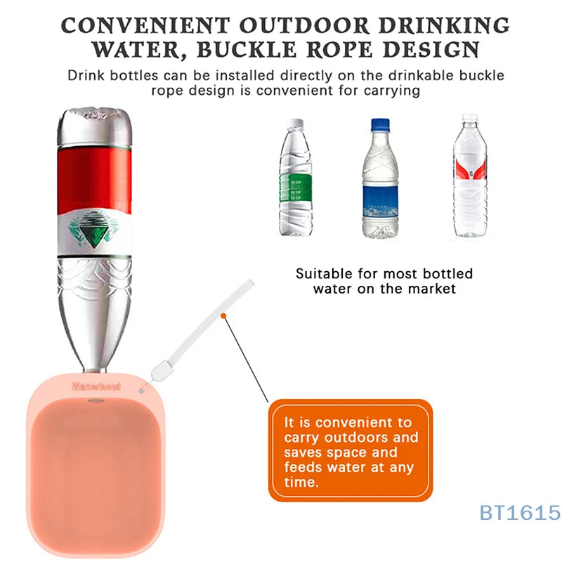 Portable Pet Travel Water Bottle – Leakproof & Easy-Carry Design
