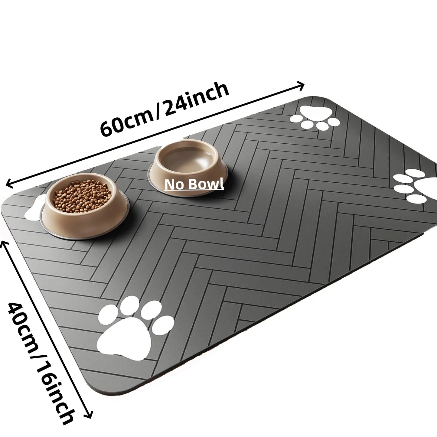 Pet Feeding Mat – Non-Slip, Waterproof, Easy-Clean Food Pad